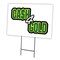 Signmission Cash For Gold Yard Sign & Stake outdoor plastic coroplast window, C-1216-DS-Cash For Gold C-1216-DS-Cash For Gold - alternate 1